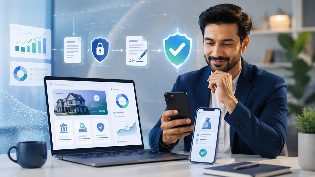Sicherer Online-Kreditprozess